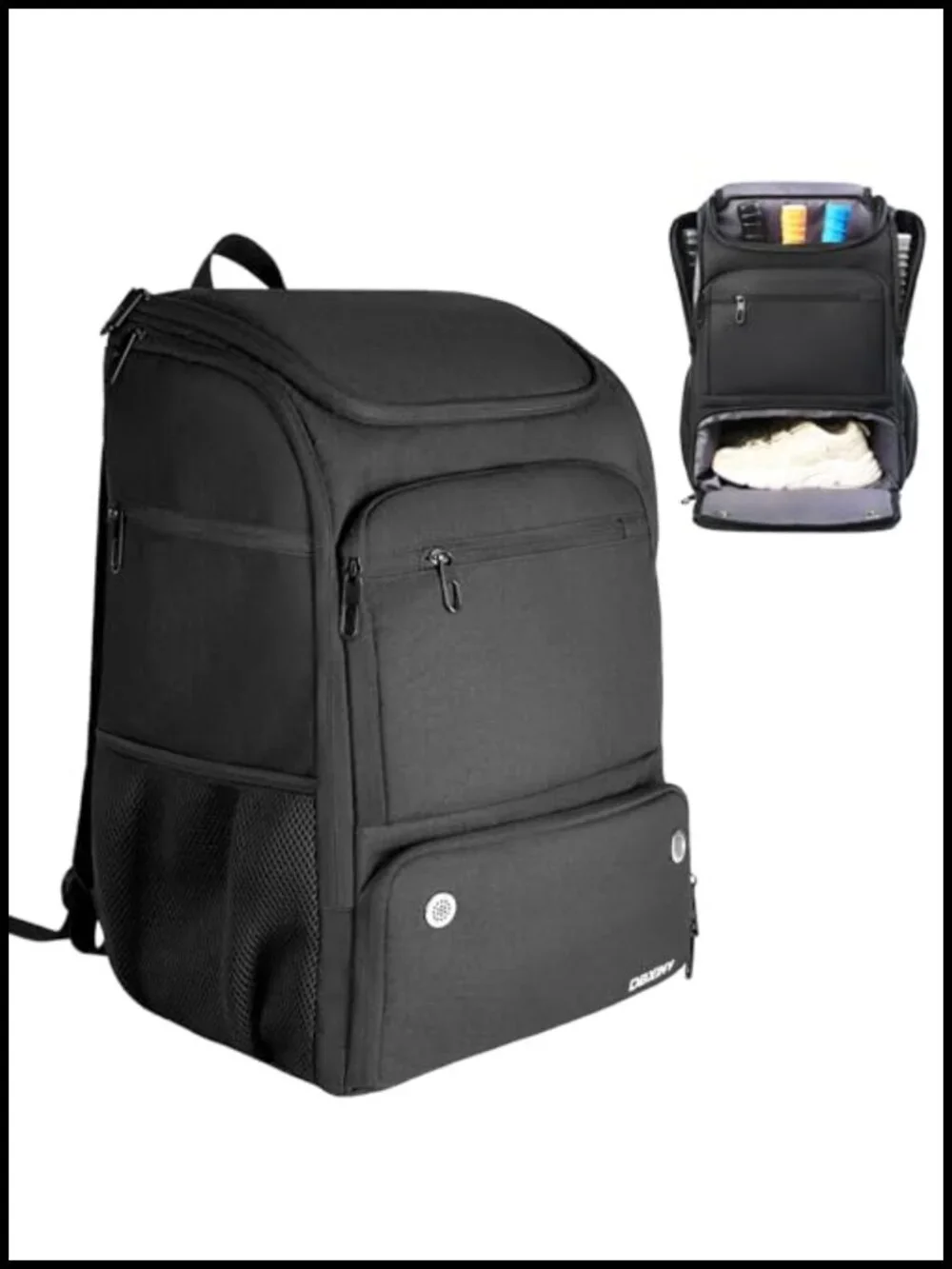 Large Pickleball Backpack Fits 5+ Paddles with Shoe Pocket